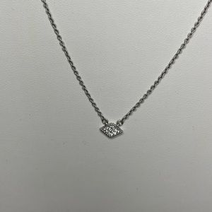 Delicate silver necklace